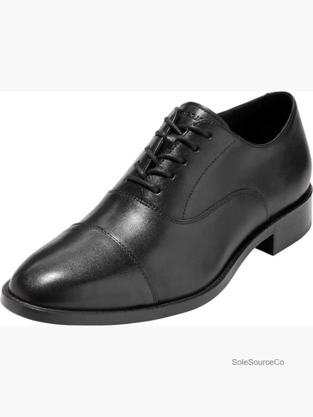 Cap Toe Oxford Shoes Lace Up Leather Men Casual Daily Wear